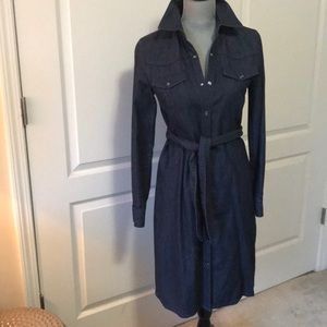 Limited dark denim dress